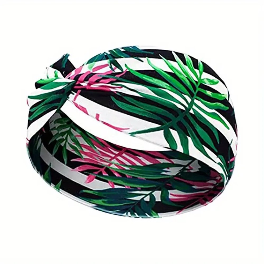 Hawaiian Style Bohemian Vintage Hair Band Boho Headband Yoga Sports Headwear - Picture 2 of 2